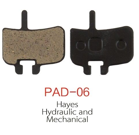 Колодки тормозные Repute Pad 06 для дисковых тормозов Hayes Hydraulic & Mechanical, в упаковке