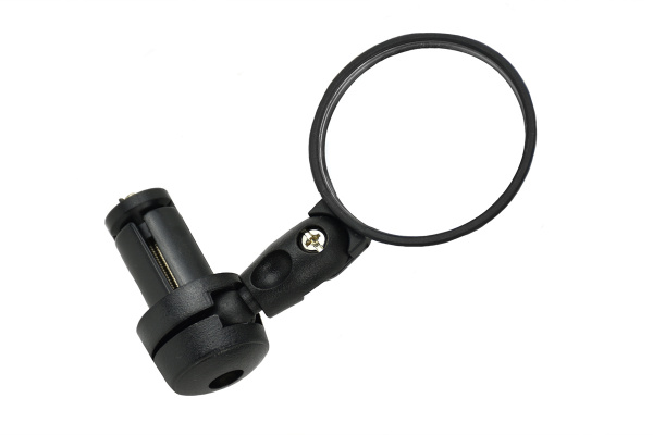 Зеркало DX-2000B, мини, в торец руля, панорамное, универс. лев./прав., черн.